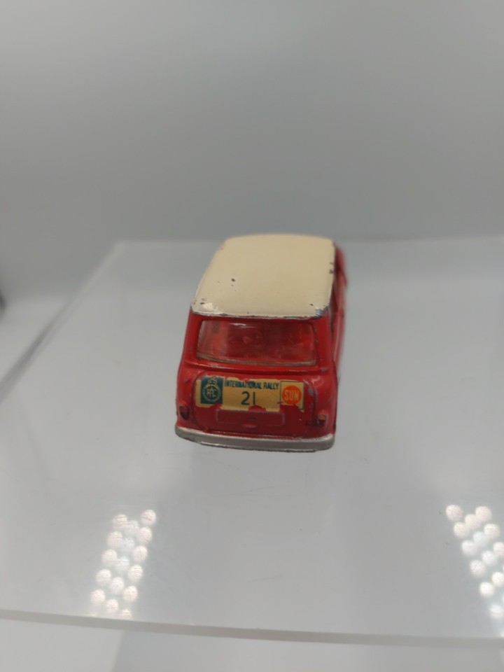 VINTAGE CORGI TOYS 333 AUSTIN MINI COOPER S SUN RAC RALLY ISSUED 1966 ...