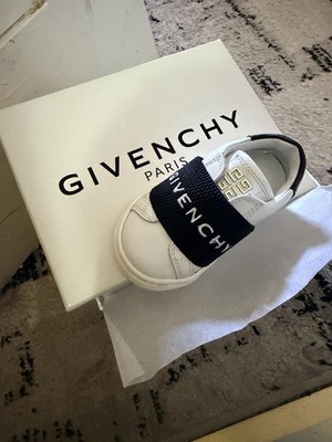 Givenchy Baby Sneaker White Leather Logo Strap EU 20 Unisex