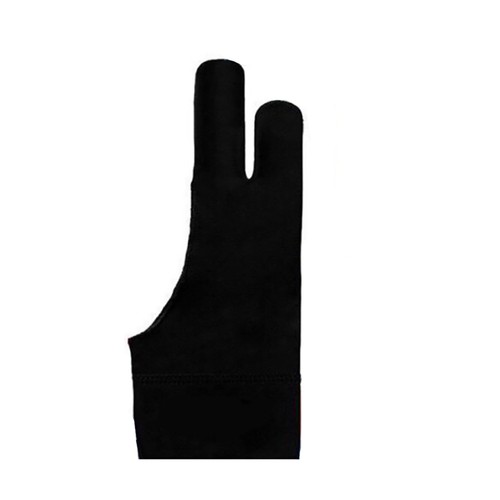 S/M/L 2 Finger Artist Digital Drawing Glove Anti-Fouling For Graphics Tablet A - Afbeelding 2 van 9