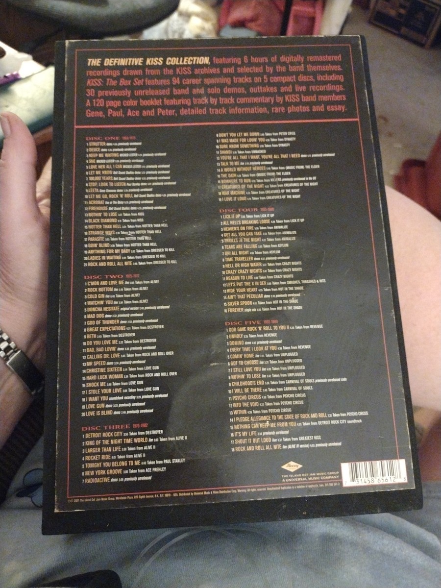 The Box Set [Box] by Kiss (CD, Nov-2001, 5 Discs, Universal