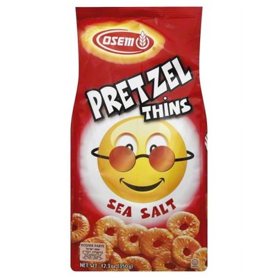 Osem Pretzel Thins Sea Salt 12.3 oz (Pack of 9)