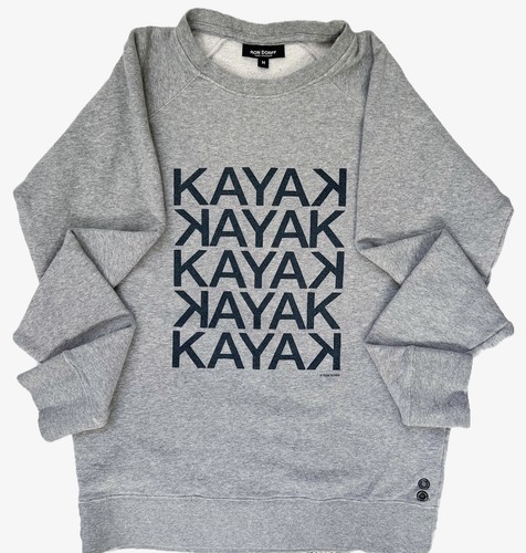 Ron Dorff Sweatshirt Mens Medium Grey Kayak Kayak Kayak Paris Stockholm
