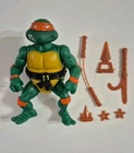 Original 1988 TMNT Ninja Turtles Soft Head MIKE Near Complete  Michelangelo