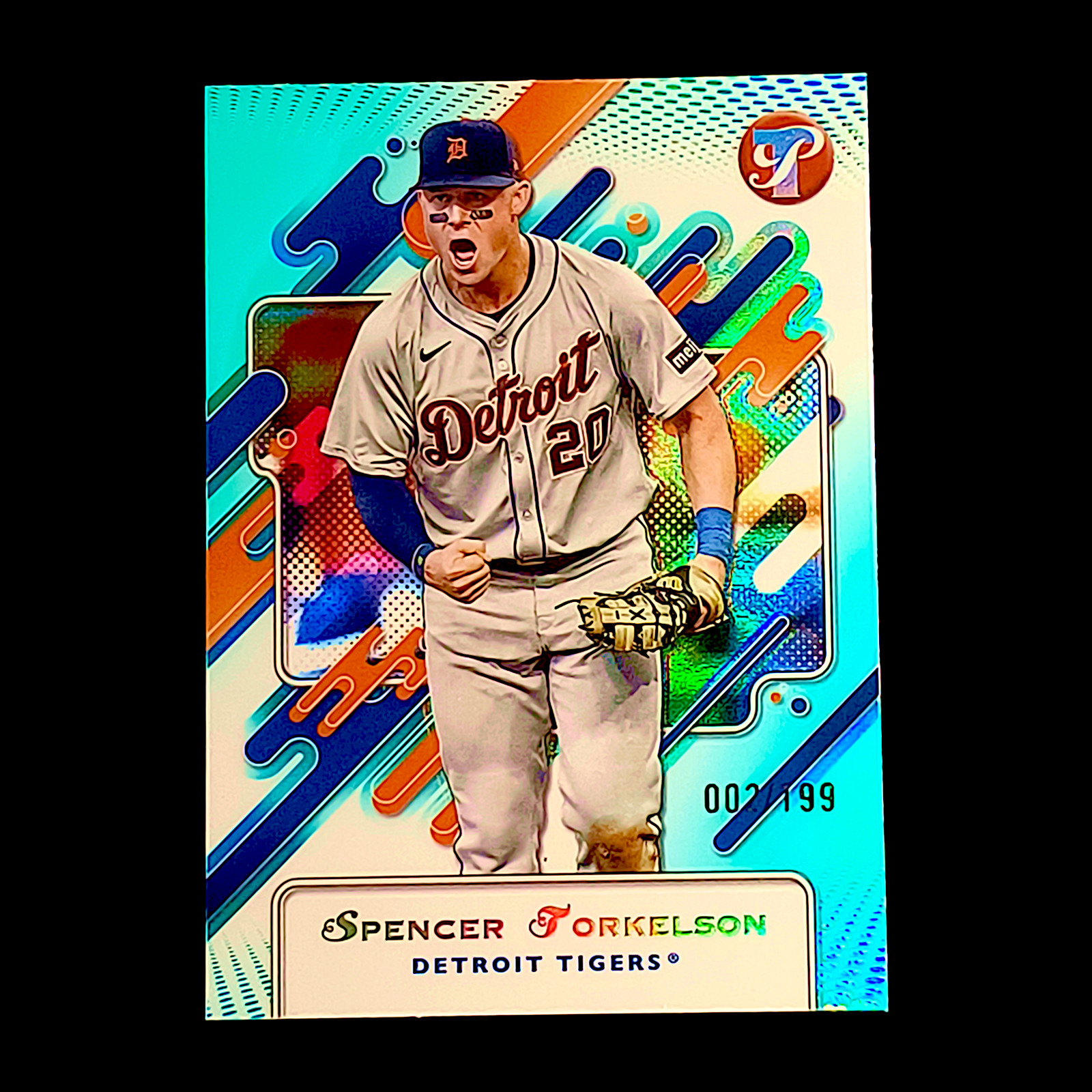 2025 Topps Pristine Spencer Torkelson Aqua Refractor #137 Detroit Tigers 002/199