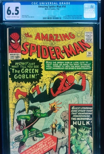 Amazing Spider-Man 14 CGc 6.5  WHITE PAGES