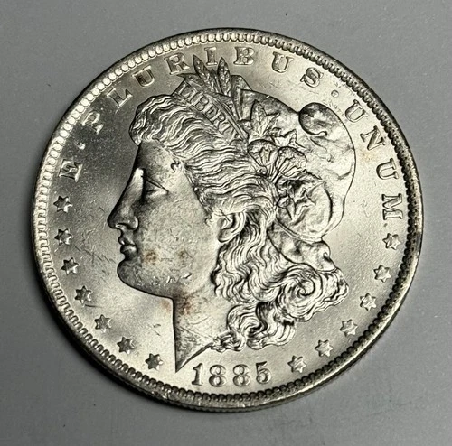 Mint State 1885-O Morgan Silver Dollar, BU! U.S. $1 MS Coin