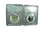 2pc Set - 2023-S Reverse Proof  Morgan and Peace Dollar PCGS PR70