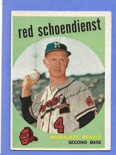 Top 10 Red Schoendienst Baseball Cards 18