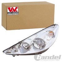 VAN Wezel H7/H1 Scheinwerfer Links Passend FüR Peugeot 206+