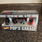 Hot Wheels Pop’s Garage Four Car Pack Custom Body Work New NIB Vintage