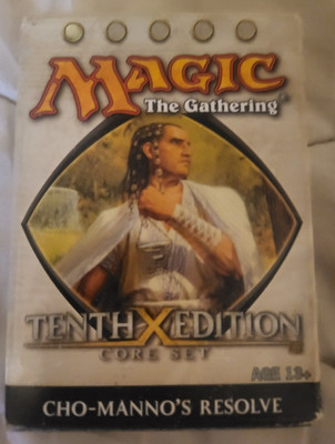 Magic: The Gathering 10th Edition Cho-Manno's Resolve Deck Open Box Complete 40