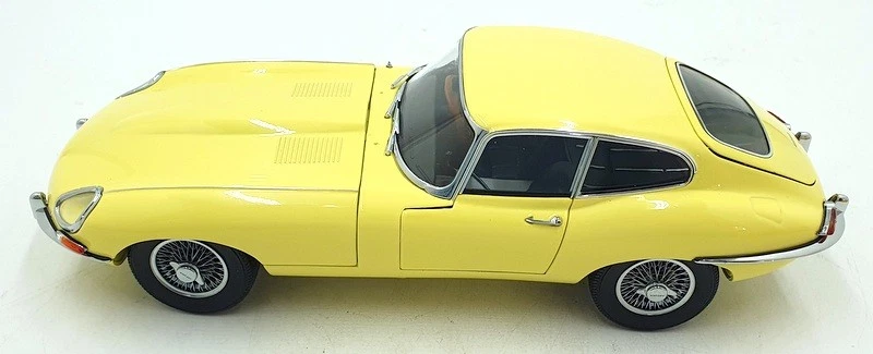 Kyosho 1/18 Scale Diecast 08954LY - Jaguar E-Type - Light Yellow - Image 3 of 4