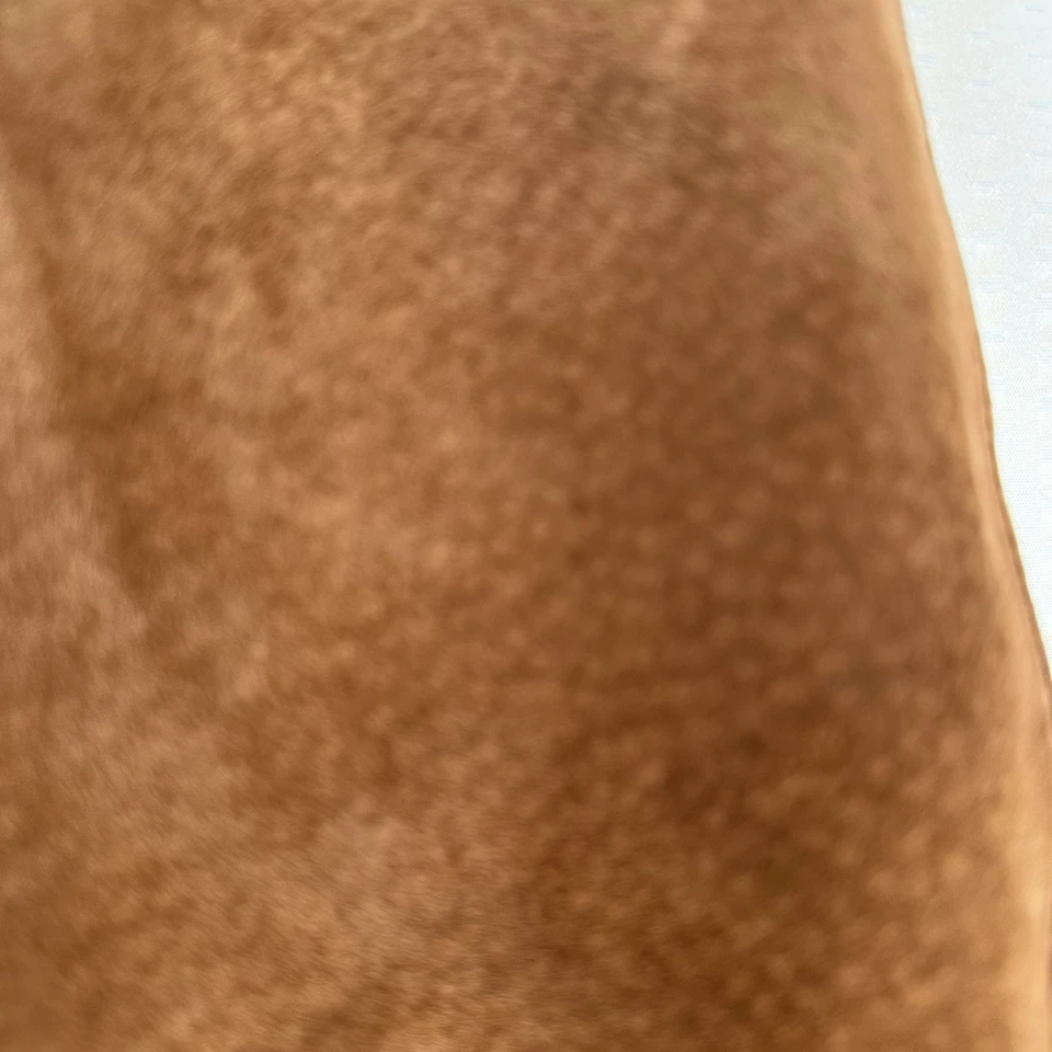 对开式 Saks Fifth Avenue 100% 皮革棕色女式拉裤大号 — 第 4/4 张图片