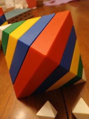 Stacking Pyramid STEM Building Educational Learning toy 12pieces