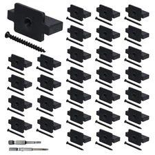 1000PCS Hidden Deck Fasteners with Stainless Steel Screws for Composite Decking