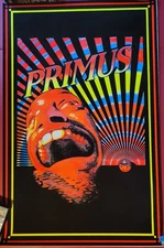 PRIMUS 1996 Blacklight Flocked Poster Scorpio Posters New Old Stock