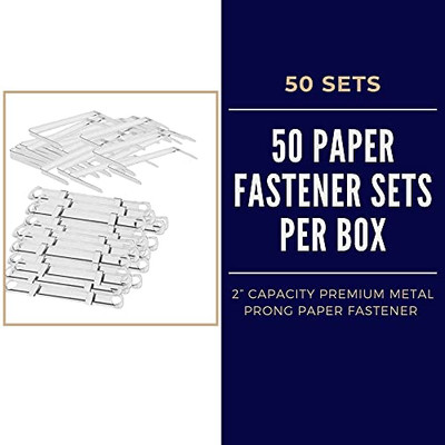 Unique Bargains Office 3.1" Capacity Silver Tone Prong Files Clamp