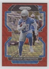 2021 Panini Prizm Rookie Red Wave Prizm 57/149 Jermar Jefferson #404 1k0s