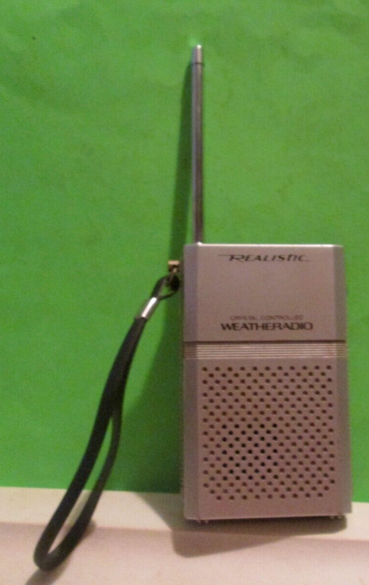 Realistic Radio Shack Crystal Controlled Pocket Weather Radio 12-151 TAIWAN WORK