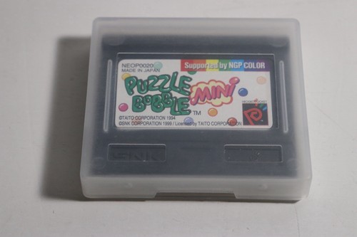 Puzzle Bobble Mini - Neo Geo Pocket Color Ngpc With Snk Snap Case - Picture 2 of 9