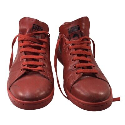 Adidas Raf Simons Stan Smith Tomato Red Black Mens 10.5 Adidas Raf Simons Stan Smith Tomato Red Black Mens 10.5