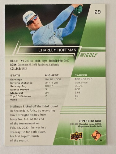 2024 Upper Deck Golf Base--You pick...Complete Your Set! - Bild 30 von 96