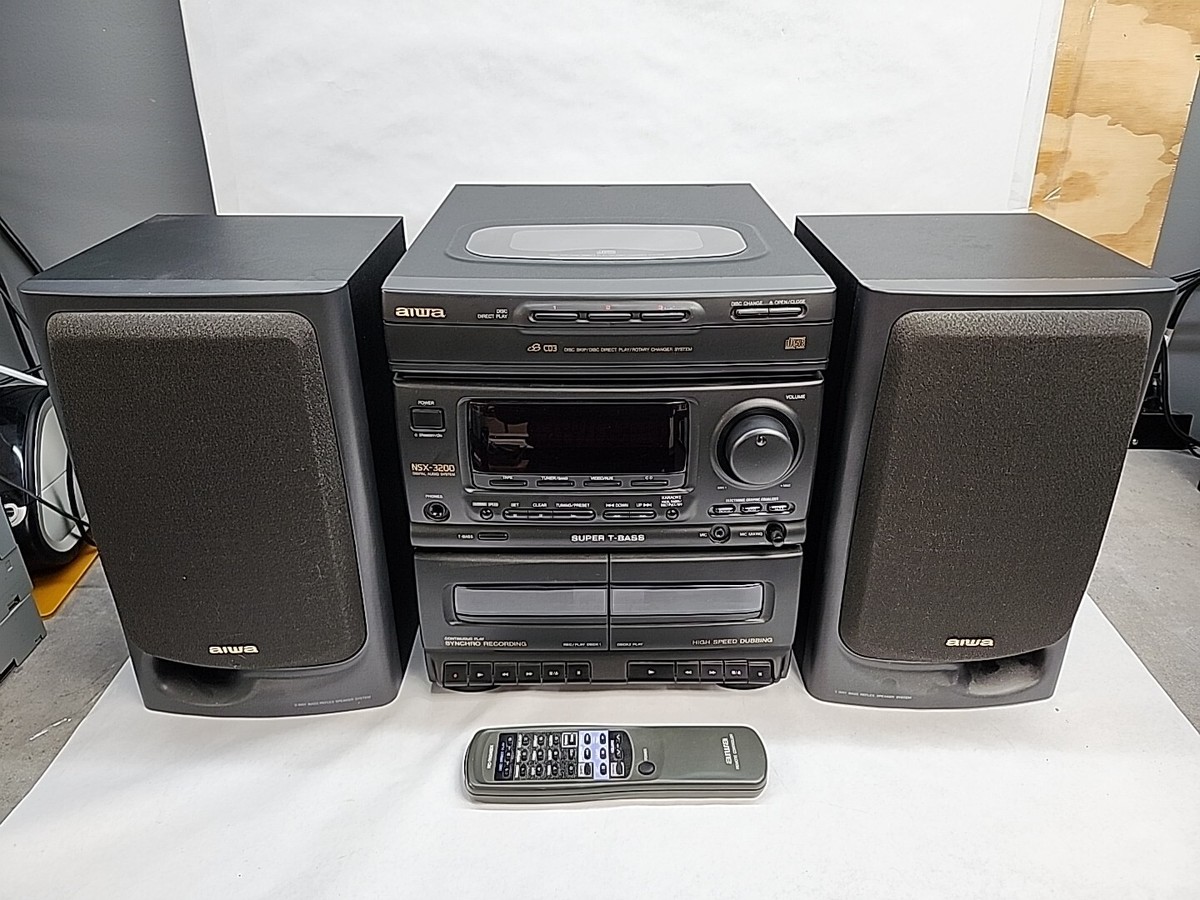 ラジオ・コンポ Aiwa Super Auto Reverse CD Edit ラジオ・コンポ Aiwa Super Auto Reverse CD Edit ラジオ・コンポ Aiwa