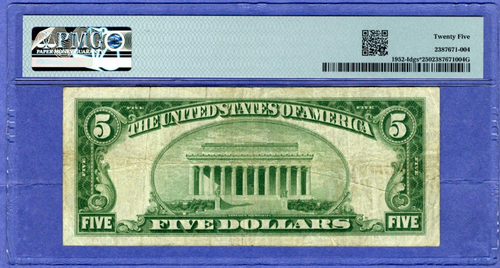 THIRD REPORTED 1928-B $5 Minneapolis STAR note = last 1928B Minni sold for $7800 - Picture 2 of 2