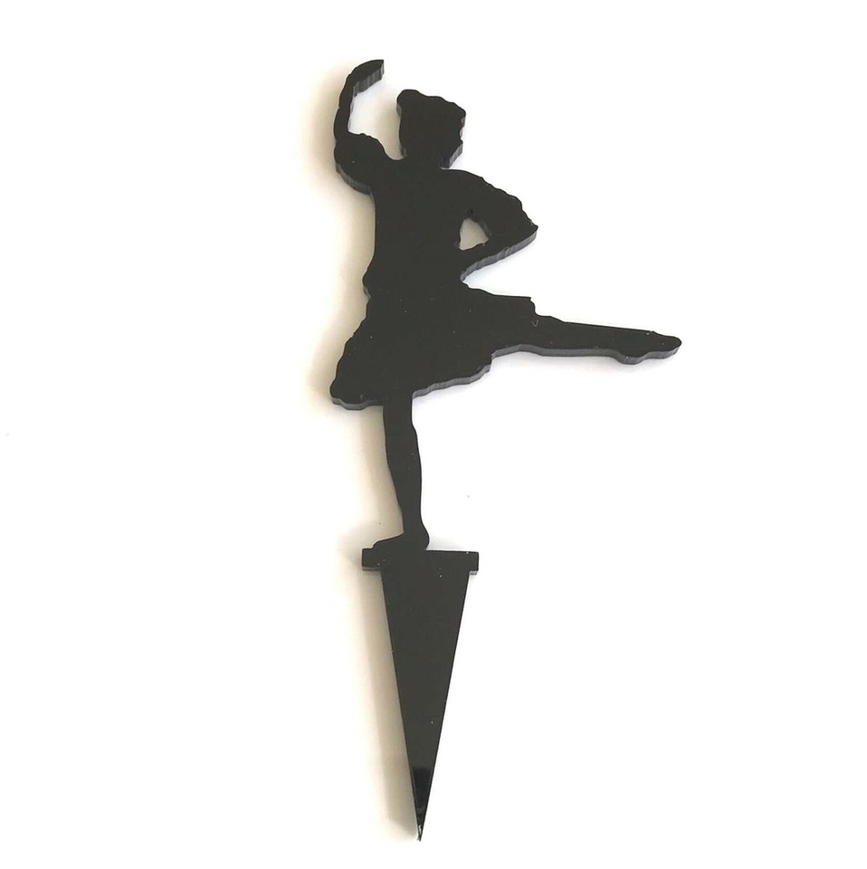 Highland Danseuse Gâteau & Cupcake Toppers, Beaucoup Couleurs & Tailles