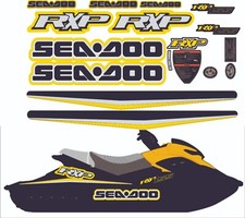 SEADOO RXP 155 2007 Graphics / Decal / Sticker Kit  YELLOW