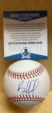 BRYAN MATA BOSTON RED SOX ROOKIE YEAR SIGNED AUTO M.L. BASEBALL BECKETT R41102