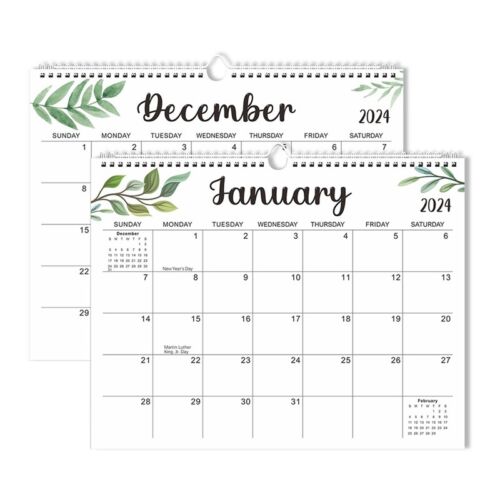 2 StüCk 2024 Wandkalender, 18-Monats-Kalender Von Januar 2024 Bis  20257140 - Bild 1 von 7