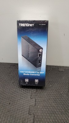NEW TRENDnet TFC-1000MGA Intelligent 100/1000Mbase-T to SFP Media Converter