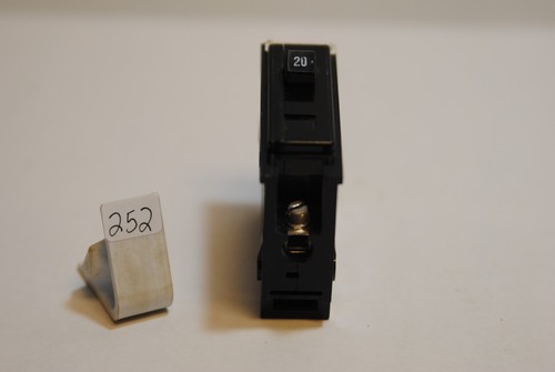 CUTLER HAMMER CIRCUIT BREAKER 1 POLE, 20AMP, QUICKLAG Type BA 120 VAC(252) - Picture 8 of 8