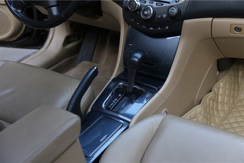 For Honda Accord 7th 2003-2007 Carbon Fiber ABS Central Console Gear Shift Panel - Picture 5 of 8