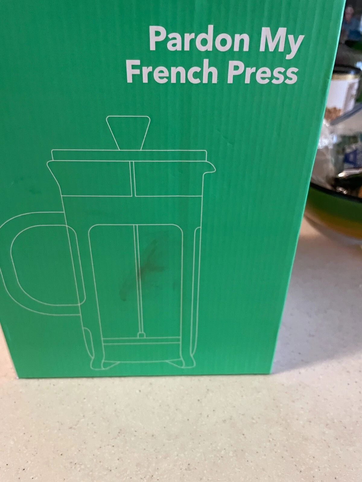 New French Coffee Press in the original box