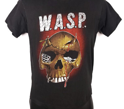 Vintage W.A.S.P Band Album Concert Tour Black T-shirt Unisex S