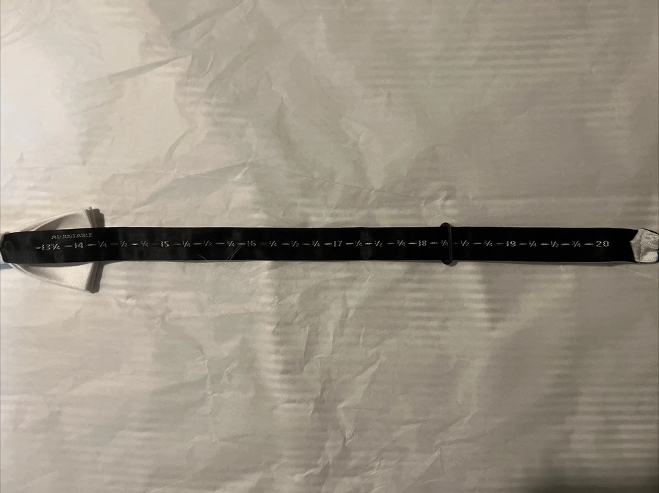 Pajarita Calvin Klein blanca grande alta ajustable con clip hasta 20 pulgadas cuello formal Foto 2 de 4