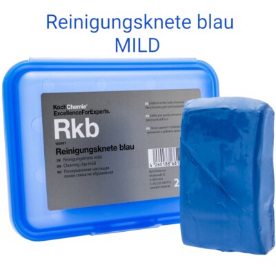 Lackreinigungsknete Blau 100g Gleitmittel Detailer Set Reinigungsknete-Set  Fr Autolack  100g Blaue Knete + 0,5l Gleitmittel + 0,25l Detailer, K2 WP  Lackreinigungsknete Mit Gleitmittel