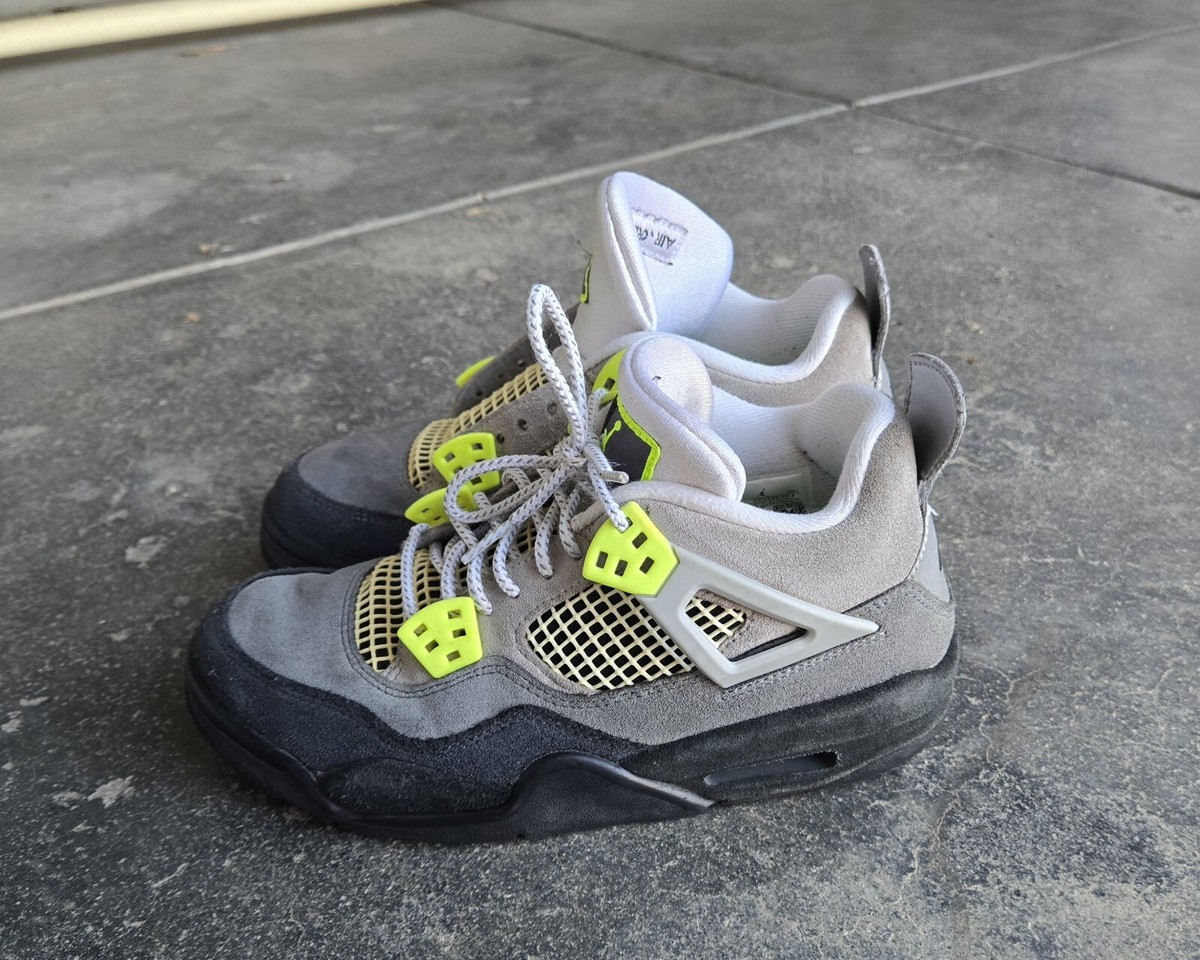 Air Jordan 4 Retro SE Neon 95 Cool Grey Size 5.5Y | eBay Air Jordan 4 Retro SE Neon 95 Cool Grey Size 5.5Y | eBay