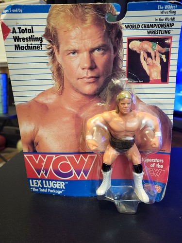 Lex Luger Galoob WCW Figure MOC  US Card...