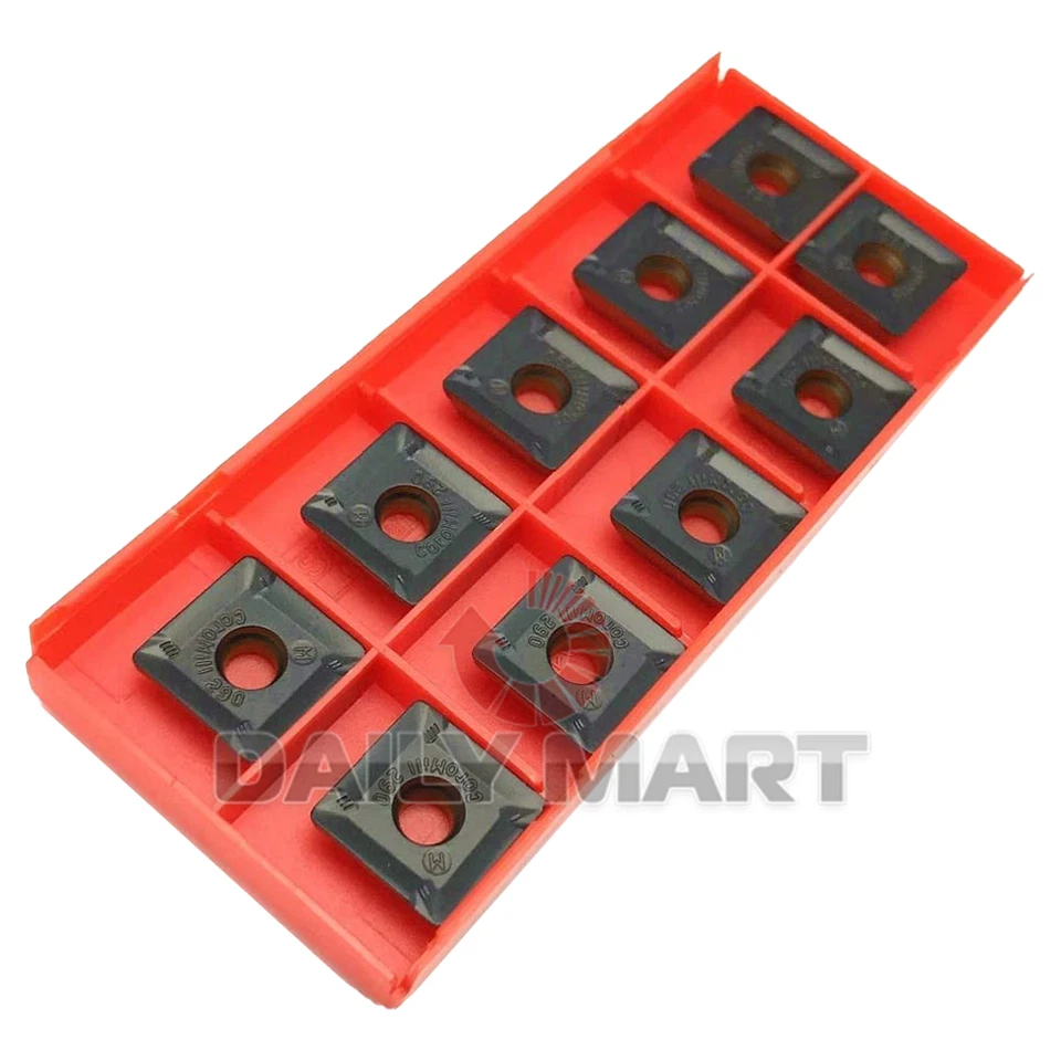 10PCS/New In Box SANDVIK R290-12T308M-PM4240 Carbide Inserts - Image 2 of 3