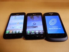 LG and GTE Virgin Mobile Cellphones Great Condition
