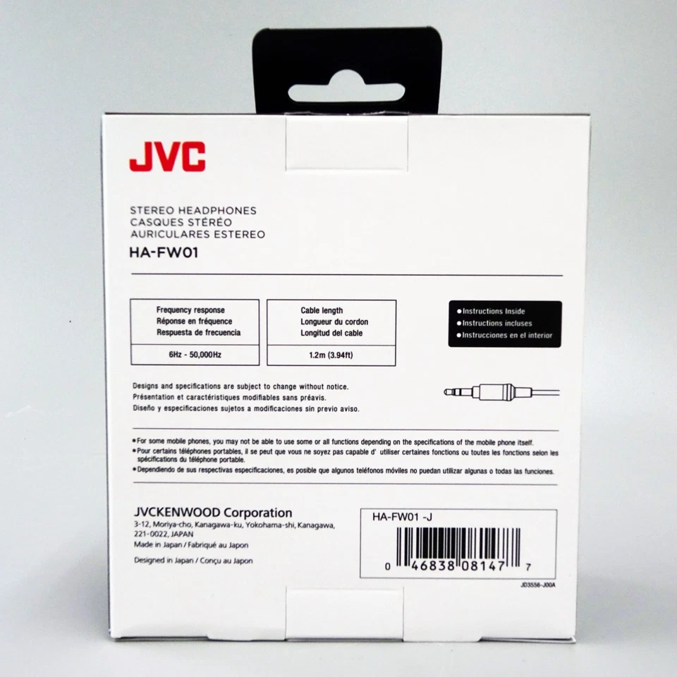 JVC HA-FW01 CLASS-S WOOD Series Canal Type Earphone from Japan NEW - Image 4 of 4