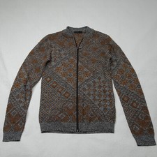 ASOS Size XXS Long Sleeves Full Zip Textured Sweater