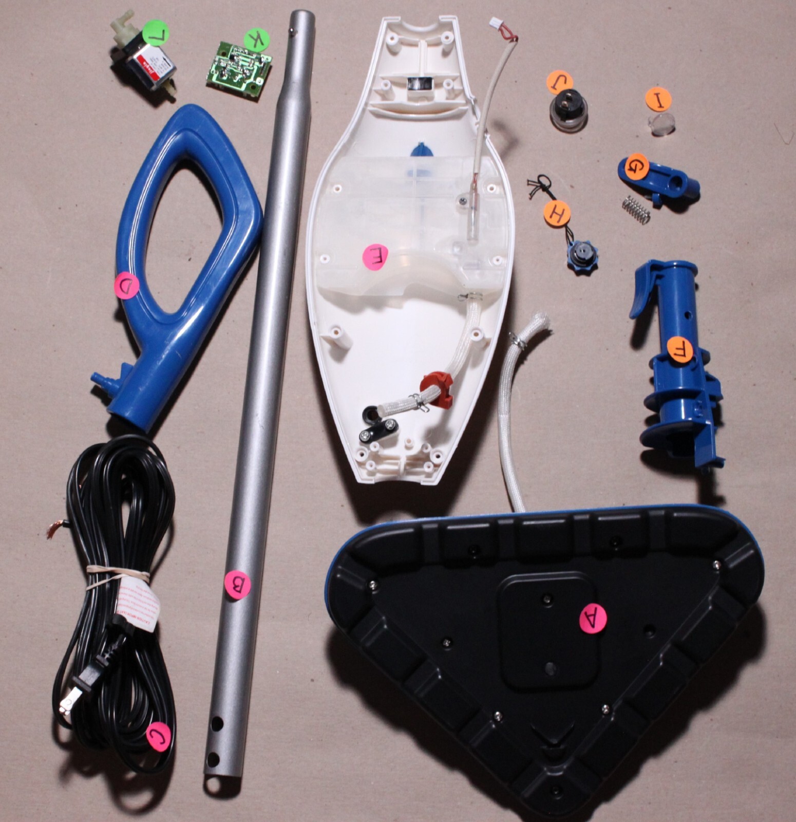 Star Elite EASY HOME STEAM MOP Model SM05 "REPLACEMENT PARTS