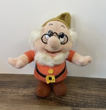 Snow White And The Seven Dwarfs Doc 10" Standing Plush Dwarf 1993 Mattel