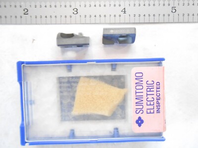NEW 2PCS. SUMITOMO JAPAN ANB1600R-G- DA1000 GRADE PCD DIAMOND MILLING INSERTS