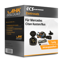 für Mercedes Citan Kasten/Bus 09.2021-Jetzt ECS E-Satz 7Polig Fahrzeugspezifisch