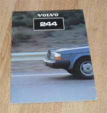 Volvo 244 DL GL GLE GLT Brochure 1981